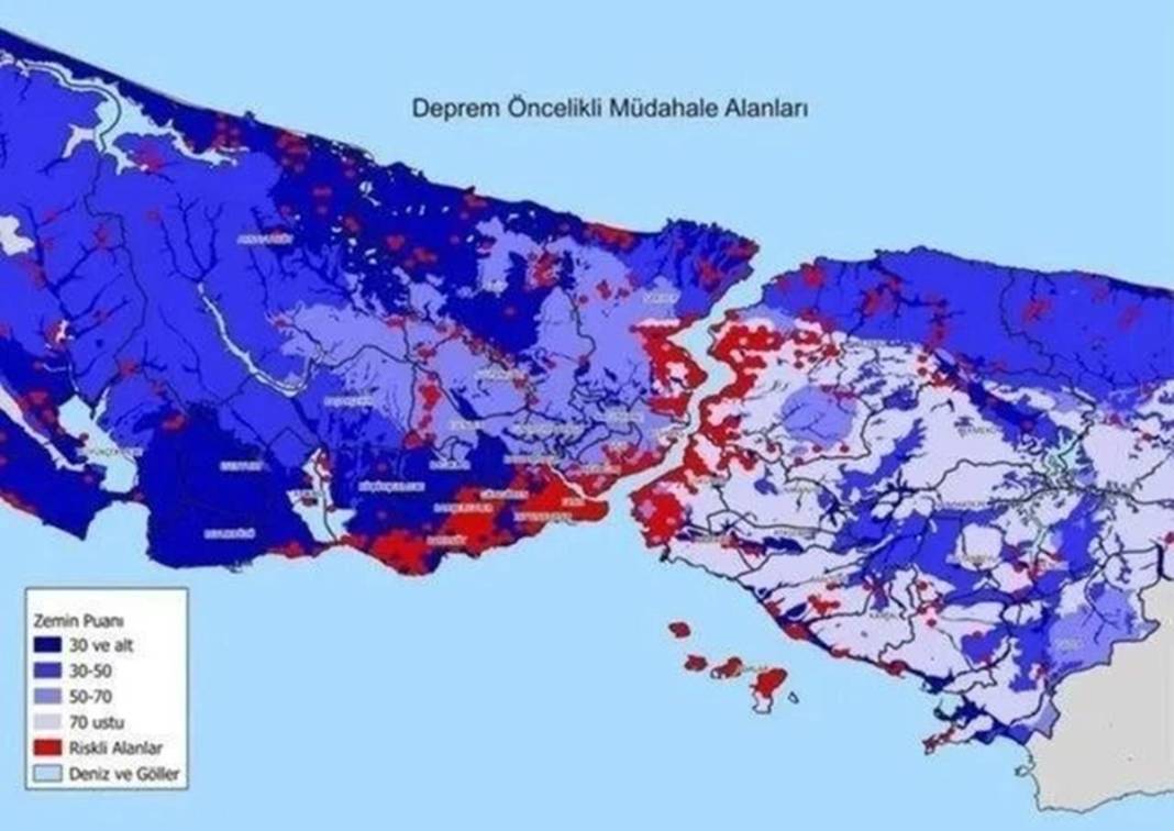 İstanbul'un mahalle mahalle deprem risk haritasını çıkardılar! AFAD'ın 'Kırmızı Eylem' planı basına sızdı 15